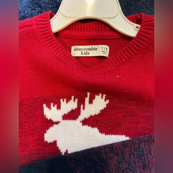 Abercrombie kids bundle boys sweater 7/8 and hoodie 9/10 EUC - Picture 5 of 5